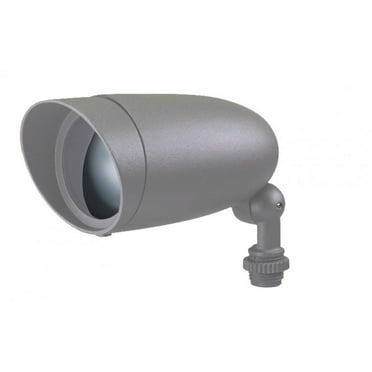62/1204-Nuvo Lighting-9W 1 LED Outdoor Flood Light in Utility Style-2.63 Inches Wide-Light Gray Finish