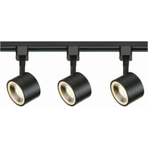 TK404 Nuvo Lighting 36W 3 LED Round Track Light-3 Inches Wide by 2.88 Inches High-Black Finish