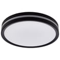 thumbnail image 1 of Nuvo Lighting 11 Inch Surface Mount with Night Light 5 CCT Selectable Matte Black Finish - Matte Black, 1 of 5