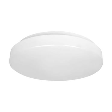 Nuvo Lighting 11 in Acrylic Round Flush LED Fixture CCT Selectable Microwave Sensor