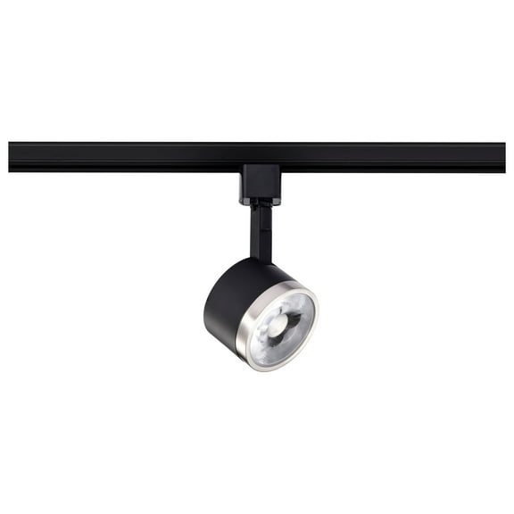 Nuvo Lighting 12 Watt LED Track Head Round 3000K Matte Black and Brushed Nickel Finish