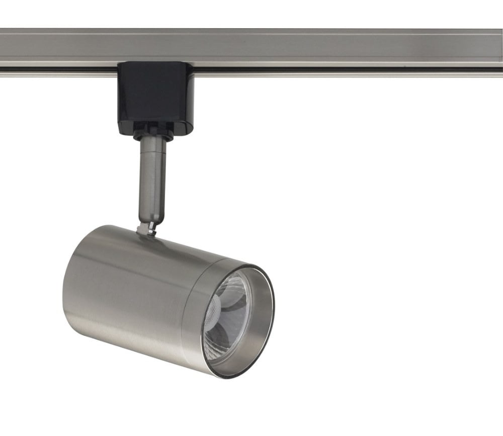 Brushed Nickel LED Adjustable Track Head Light