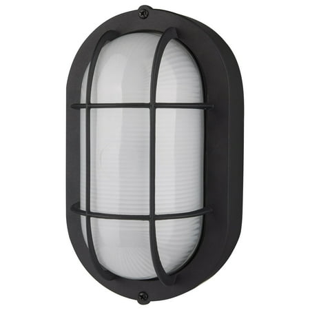 Nuvo Lighting - 14W LED Outdoor Small Oval Bulk Head-8.51 Inches Tall and 5