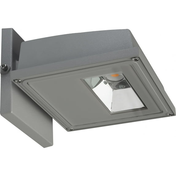 65/155 Nuvo Lighting 15W 3000K 1 LED Wall Pack in Utility Style-6.88 Inches Wide by 5 Inches High-Gray Finish