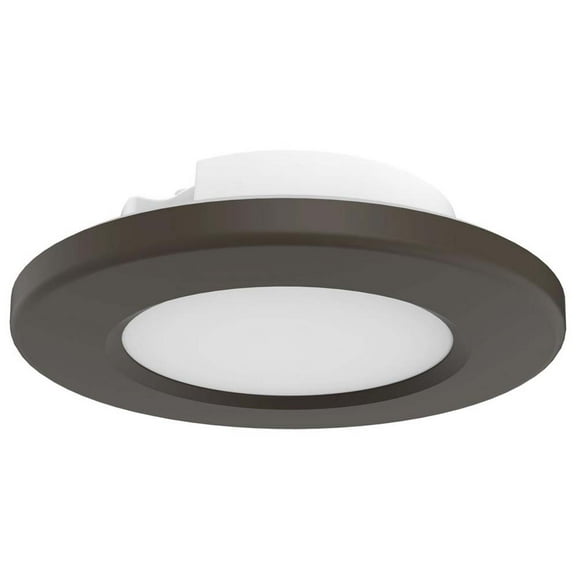 Nuvo Lighting 4 inch LED Surface Mount Fixture CCT Selectable 3K/4K/5K Bronze