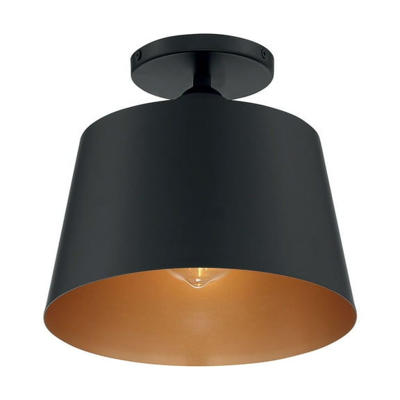 Nuvo Lighting - Motif-1 Light Semi-Flush Mount in Transitional Style-10 Inches