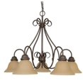 thumbnail image 1 of Nuvo Lighting 60/1024 Castillo 5 Light 28" Wide Chandelier - Bronze, 1 of 2