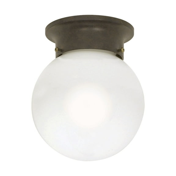 Nuvo Lighting 60-247 1 Light - 6 in. - Ceiling Mount - White Ball