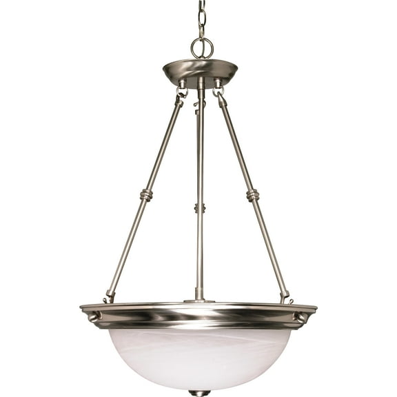Nuvo Lighting 60/3187 3 Light 15" Wide Pendant - Nickel