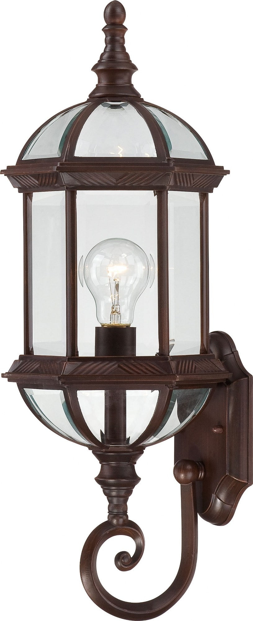 Nuvo Lighting - Boxwood-1 Light Outdoor Wall Lantern-7.88 Inches Wide by 22