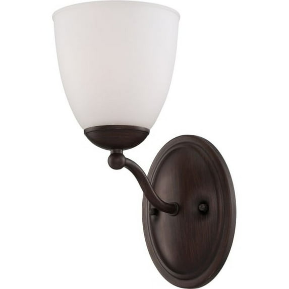 Nuvo Lighting 60/5151 Bathroom Fixtures Patton ES Indoor Lighting Bathroom Sconce ;Prairie Bronze