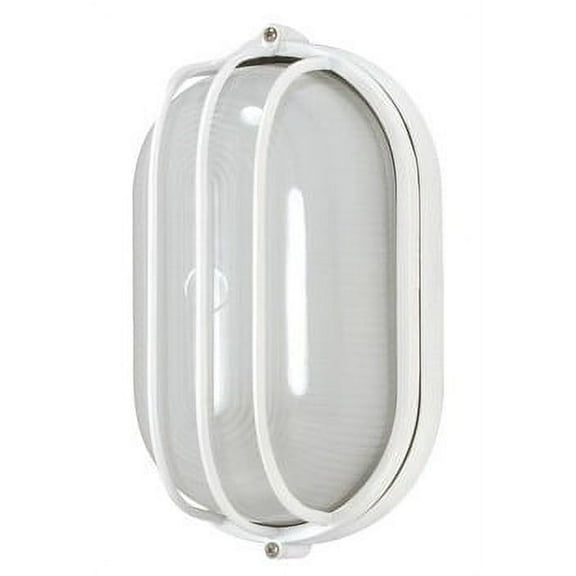 Nuvo Outdoor Wall Fixture,1L,10",White 60-524