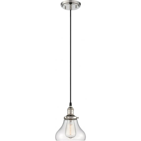 Nuvo 60-5403 - Vintage - 1 Light Pendant w/Clear Glass - Vintage Lamp Included