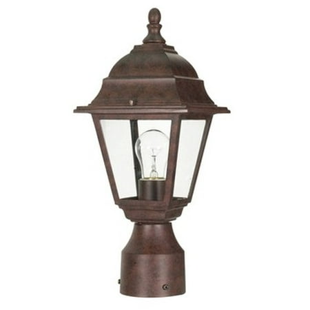60/547-Nuvo Lighting-Briton-One Light Outdoor Post Lantern-6 Inches Wide by 14 Inches High