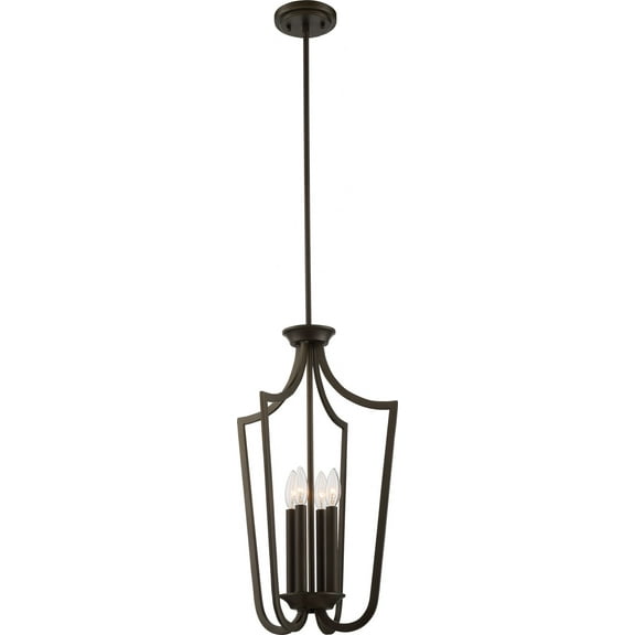 Nuvo 60-5976 - Laguna 4 Light Caged Pendant - Aged Bronze