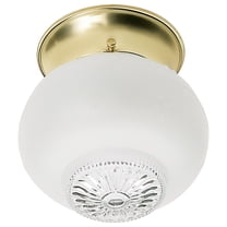 60/6029-Nuvo Lighting-1 Light Ball Flush Mount-5 Inches Wide by 5.5 Inches High