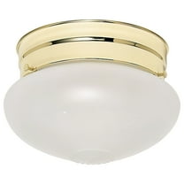 60/6030-Nuvo Lighting-1 Light Small Mushroom Flush Mount-6 Inches Wide by 5 Inches High