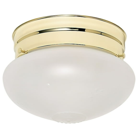 60/6030-Nuvo Lighting-1 Light Small Mushroom Flush Mount-6 Inches Wide by 5 Inches High