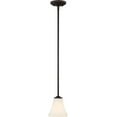 thumbnail image 1 of 60/6313-Nuvo Lighting-Fawn-One Light Mini-Pendant-6 Inches Wide by 6.75 Inches High-Mahogany Bronze Finish, 1 of 2