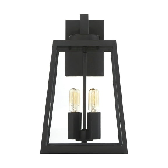 Nuvo Lighting 60/6583 Halifax 4 Light 16" Tall Outdoor Wall Sconce - Matte Black / Glass