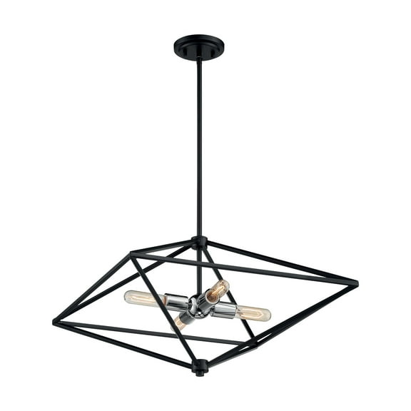 Nuvo Lighting - Legend-4 Light Large Pendant in Industrial Style-22 Inches Wide