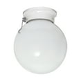 thumbnail image 1 of 60/712-Nuvo Lighting-One Light Flush Mount with Pull Chain-6 Inches Wide by 7.25 Inches High, 1 of 1