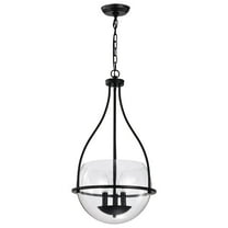 60/7820-Nuvo Lighting-Amado - 3 Light Pendant-26.5 Inches Tall and 14 Inches Wide-Matte Black Finish    -Traditional Installation