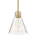 thumbnail image 1 of Nuvo Lighting 60/8347 Gianna 8" Wide Mini Pendant - Brass, 1 of 7