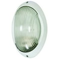 thumbnail image 1 of Nuvo Lighting 60526 - 1 Light (Medium Screw Base) 9" Semi Gloss White Finish with Glass Lens Bulkhead Light Fixture (60-526), 1 of 2