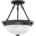 thumbnail image 1 of Nuvo Lighting 62/1016 2 Light 11-3/8" Wide Led Semi-Flush Bowl Ceiling Fixture -, 1 of 2