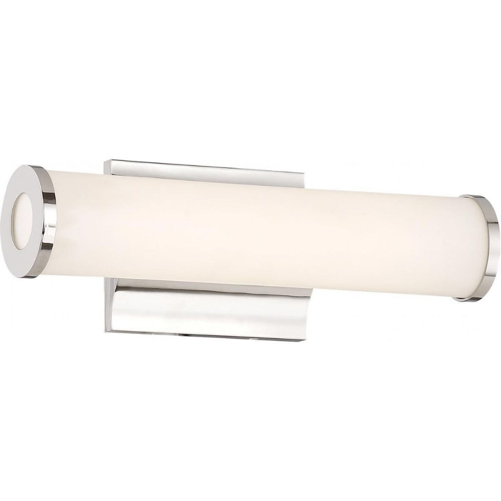 Polished Nickel Cylinder LED Vanity Light