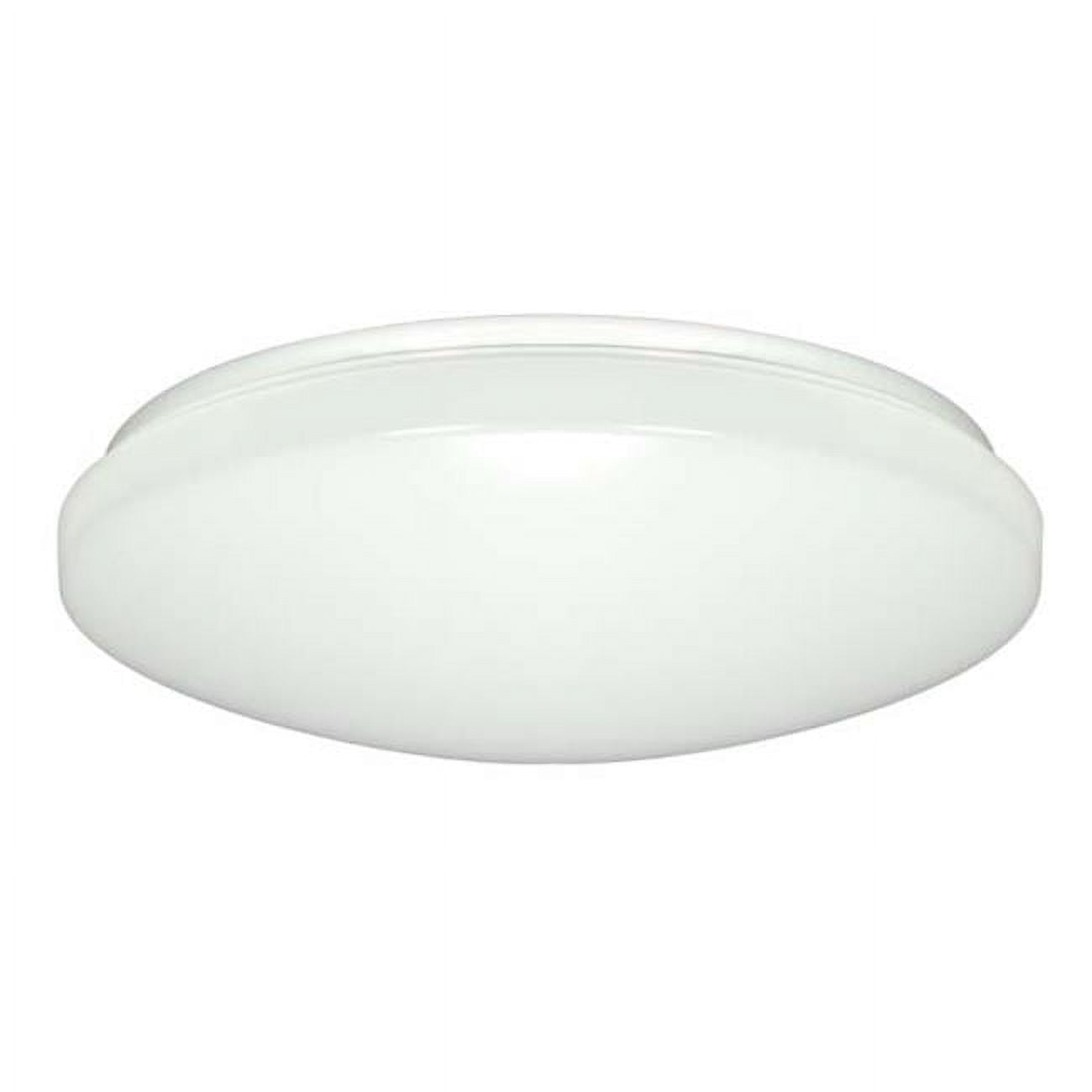 Satco White Acrylic LED Flush Mount Ceiling Light Fixture
