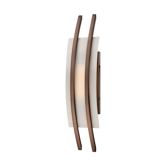 62/122 Nuvo Lighting Trax-One Module-Wall Sconce-7 Inches Wide by 20 Inches High-Hazel Bronze Finish