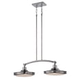 thumbnail image 1 of Nuvo Lighting 62/167 Houston 2 Light Led Pendant - Nickel, 1 of 2