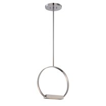 Nuvo Lighting 62/183 1 Light 14-1/4" Wide Integrated Led Pendant - Nickel