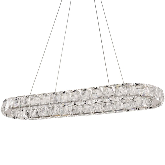 Nuvo Lighting 62/2443 Asher 36" Wide Suspension Linear Led Pendant - Nickel