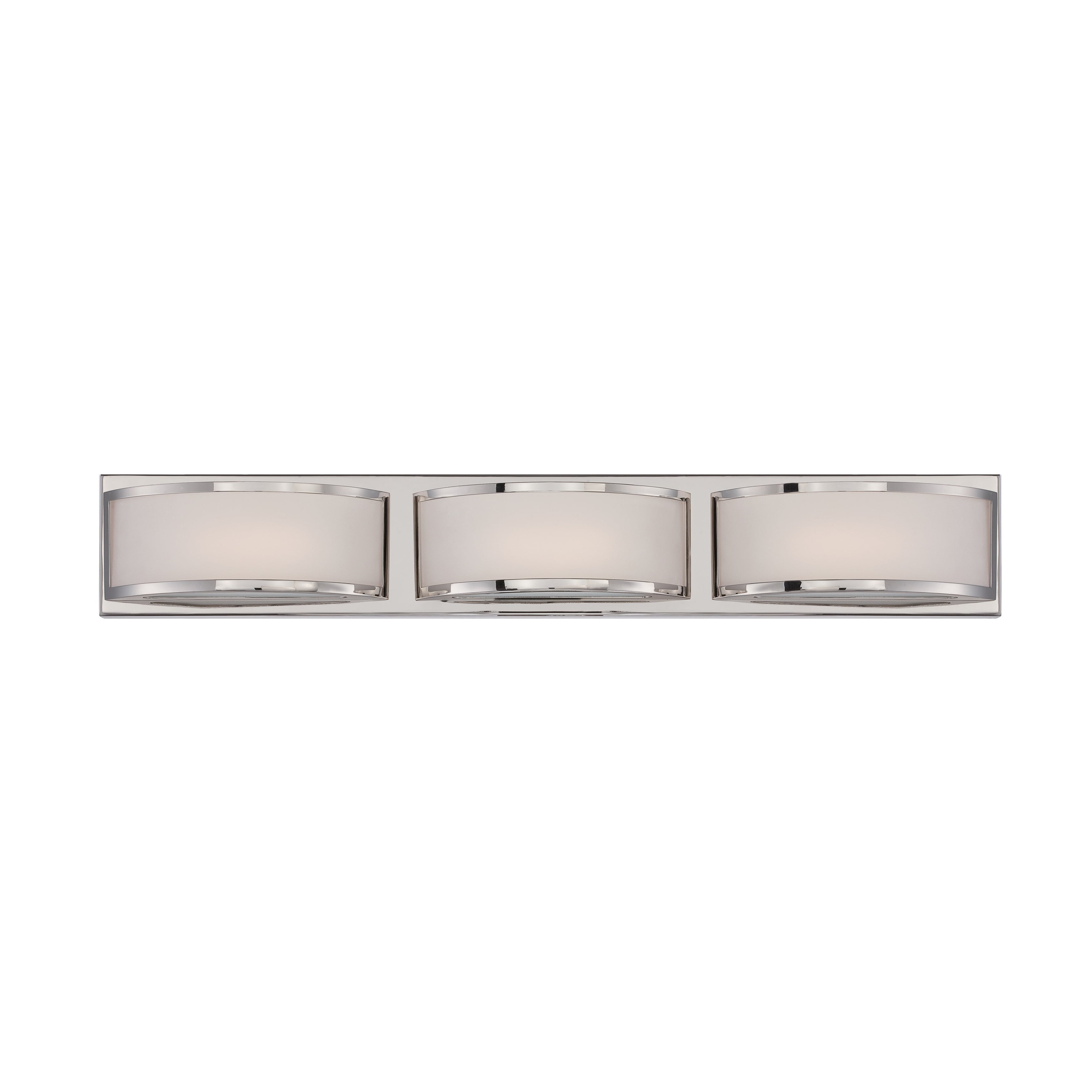 Mercer Nickel 28" LED Bathroom Vanity Light