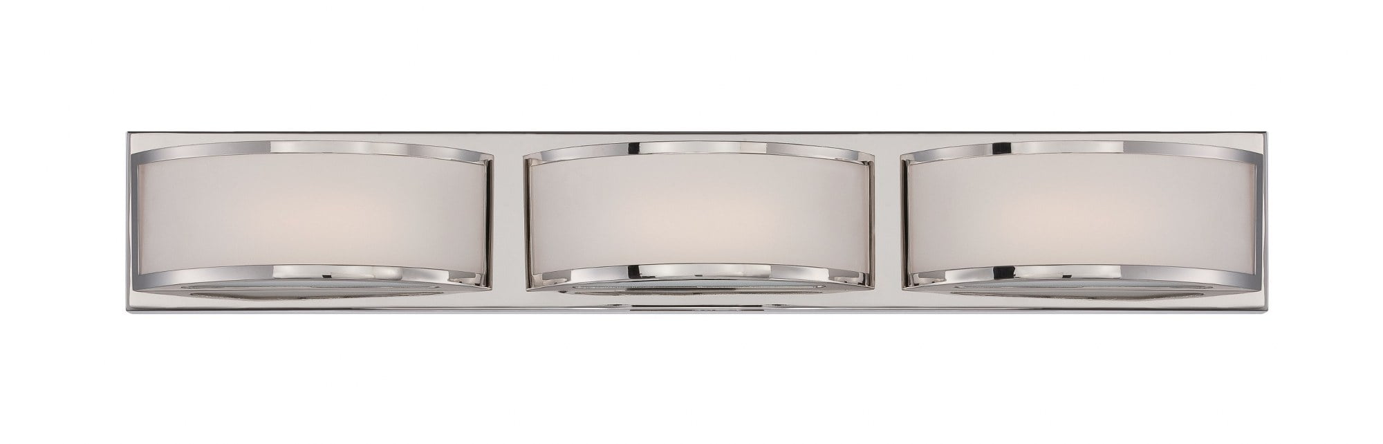 Mercer Nickel 28" LED Bathroom Vanity Light