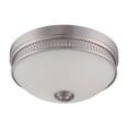 thumbnail image 1 of Nuvo Lighting 62/323 Harper 1 Light Led Flush Mount Ceiling Fixture - Nickel, 1 of 3