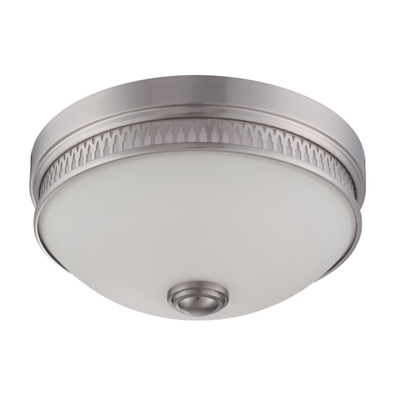 Nuvo Lighting 62/323 Harper 1 Light Led Flush Mount Ceiling Fixture - Nickel