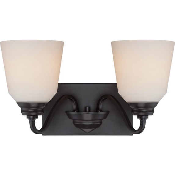 Nuvo Lighting 62/377 Calvin 2 Light 15-3/4" Wide Led Bathroom Vanity Light - MultiColor
