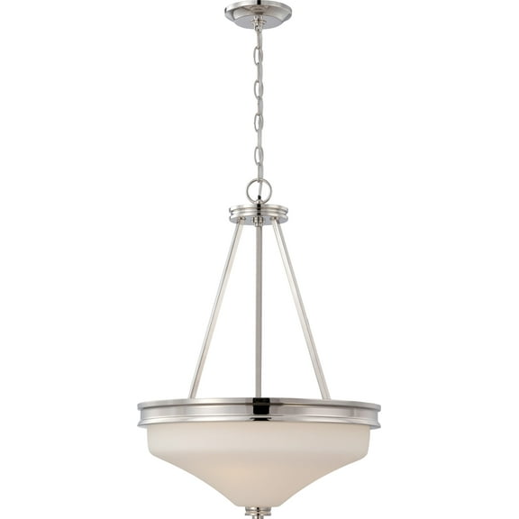 Nuvo Lighting 62/425 3 Light 18" Wide Led Pendant - Nickel