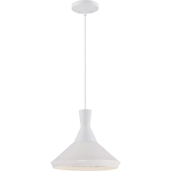 Nuvo Lighting 62/482 1 Light 13-1/4" Wide Led Pendant - White