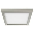 thumbnail image 1 of 62/1717-Nuvo Lighting-Blink Pro - 11W CCT Selectable LED Square Edge Lit Flush Mount In Utilitarian Style-0.67 Inches Tall and 7 Inches Wide-Brushed, 1 of 2