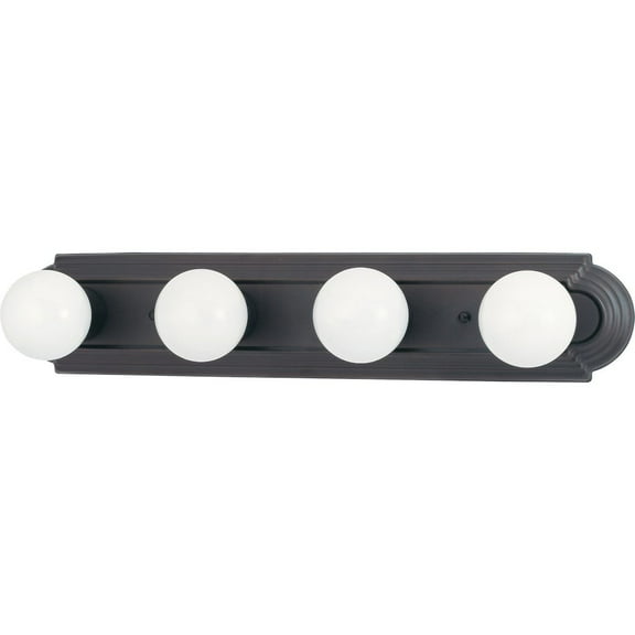 Nuvo Lighting 63347 - 4 Light (Twist  and  Lock Base) 24" Mahogany Bronze Finish Vanity Light Fixture (60-3347)