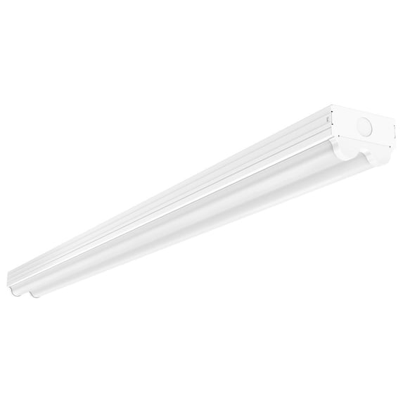 4-ft 43w LED Double Light Strip Fixture 4750 lumens 4000K 120-277V