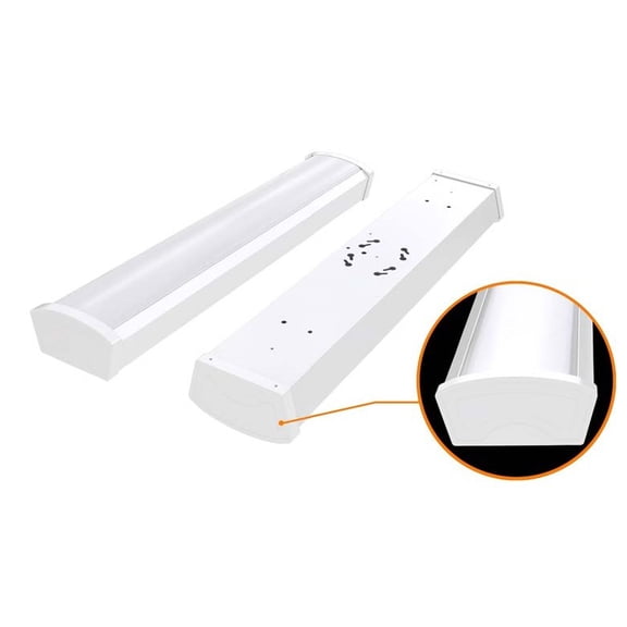 Nuvo Lighting 65/1082 1 Light 47-7/16" Wide Led Flush Mount Ceiling Fixture - White — Residential Use, Standard Application