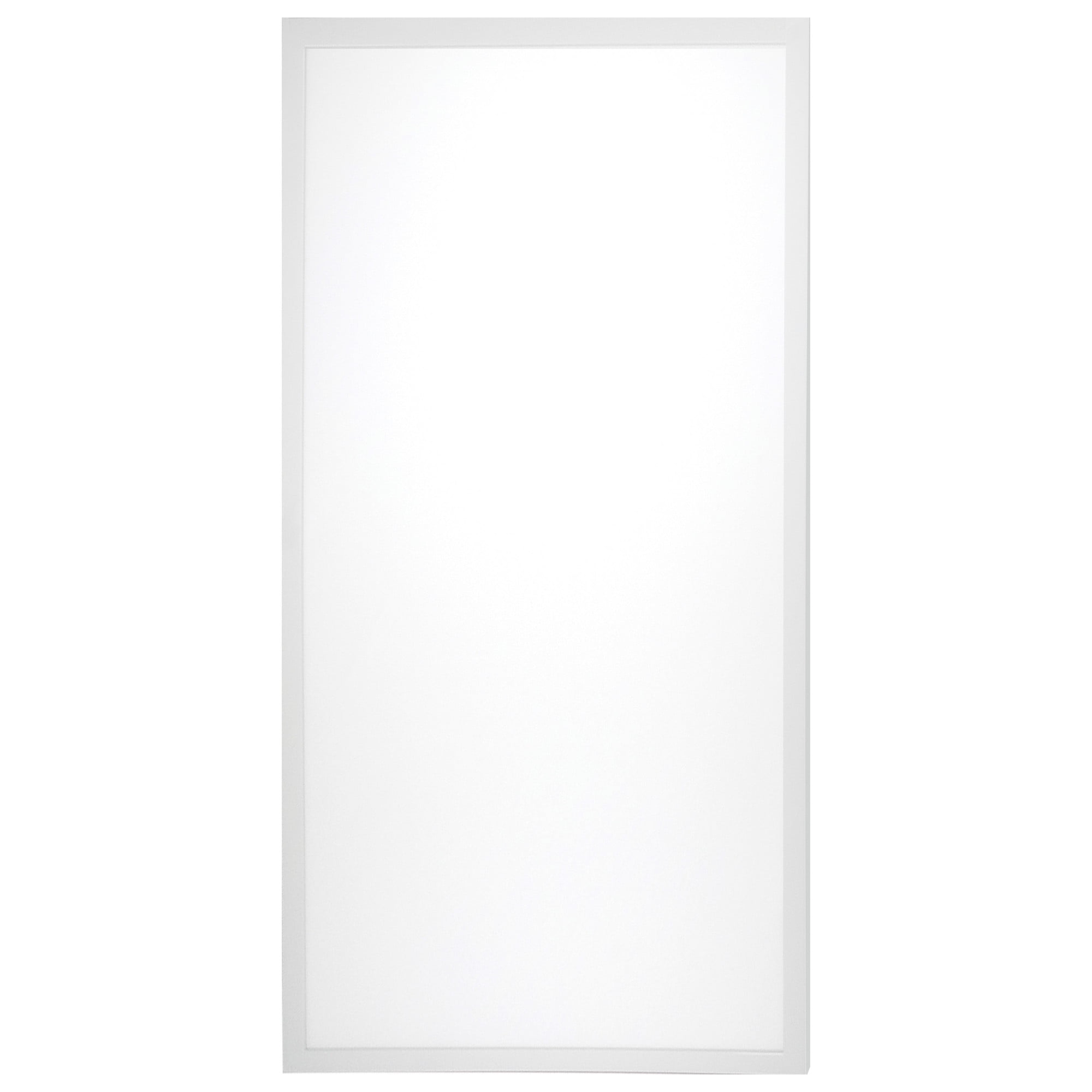White Aluminum Indoor/Outdoor LED Flat Panel Ceiling Light