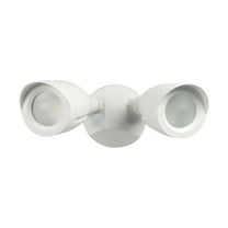 Nuvo Lighting LED Security Light Dual Head  White Finish 3000K