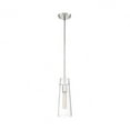 thumbnail image 1 of 60/6870-Nuvo Lighting-Alondra-1 Light Mini Pendant in Traditional Style-4 Inches Wide by 14 Inches High-Polished Nickel Finish, 1 of 5